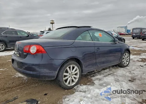 2007 Volkswagen Eos 2.0T Luxury from USA, damaged, VIN WVWFA71FX7V002645